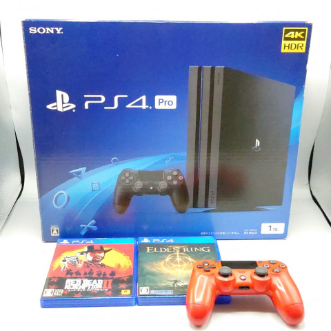 SONY PS4Pro 本体・PS4ソフト ELDEN RING など　宅配買取しました！