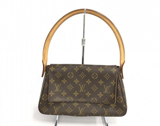 LOUIS VUITTON ルイ・ヴィトン ミニルーピング モノグラム 茶 ハンドバッグ　買取しました！