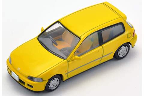 トミカリミテッドヴィンテージ　1/64 TLV-N48c Honda シビックSiR-II （黄）
