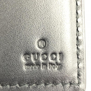 GUCCI グッチ シマレザー マネークリップ 黒 財布　買取しました！