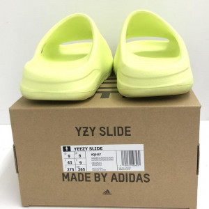 adidas YEEZY SLIDE イージー スライド サイズ27.5cm グロウ グリーン　買取しました！
