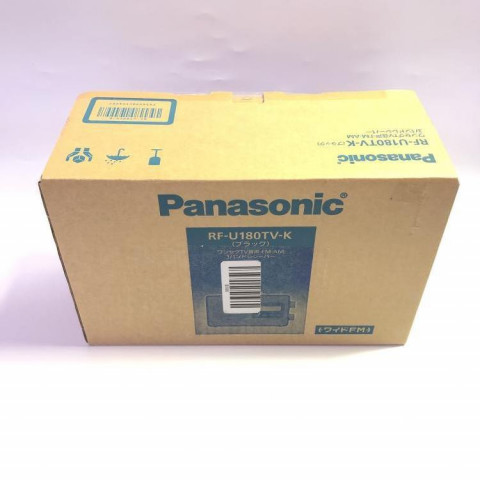Panasoic パナソニック ワンセグTV音声-FM-AM 3バンドレシーバー ブラック ラジオ　買取しました！