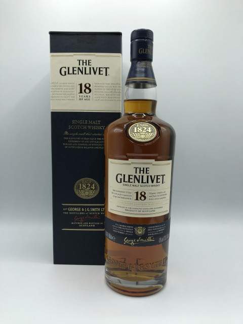 THE GLENLIVET ザ・グレンリベット 18年 シングルモルトスコッチウイスキー　買取しました！