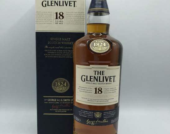 THE GLENLIVET ザ・グレンリベット 18年 シングルモルトスコッチウイスキー　買取しました！