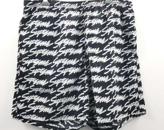 Supreme シュプリーム スイムパンツ M 黒 白 Signature Script Logo Water Short　買取しました！