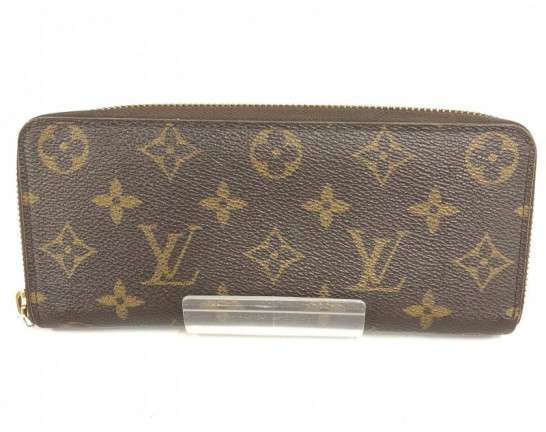 LOUIS VUITTON ルイ・ヴィトン ポルトフォイユクレマンス モノグラム 茶 ピンク ラウンドファスナー 長財布　買取しました！