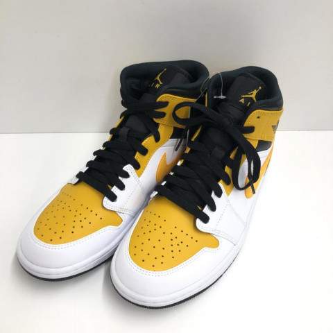 NIKE AIR JORDAN 1 MID UNIVERSITY GOLD 27㎝ タグ、箱有　買取しました！