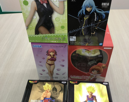 「ウマ娘」「ドラゴンボール」「クレヨンしんちゃん」 他、プライズフィギュア多数　宅配買取しました！