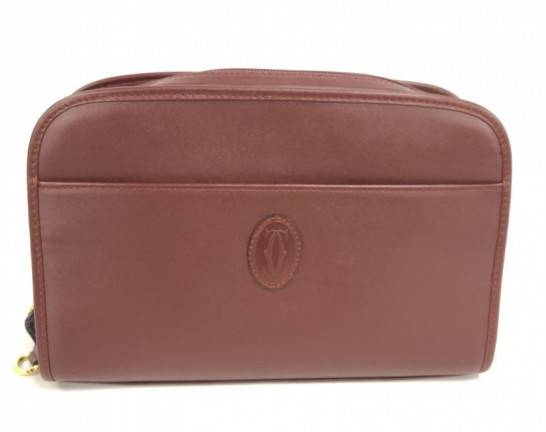 Cartier カルティエ マストライン セカンドバッグ エンジ系 クラッチバッグ　買取しました！