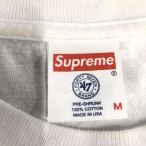 Supreme シュプリーム × ニューヨーク ヤンキース ボックスロゴTシャツ M 白 ネイビー 15SS New York Yankees Box Logo Tee　買取しました！