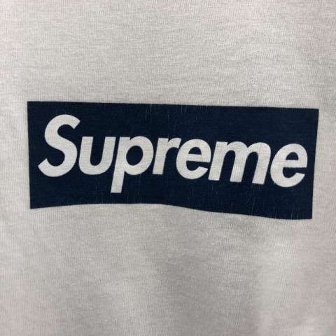 supreme yankees box logo Tシャツ 白 M