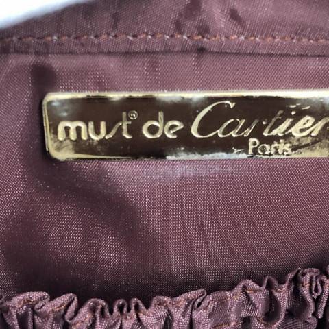 Cartier カルティエ マストライン セカンドバッグ エンジ系 クラッチ 