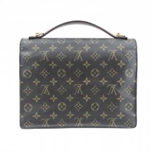 LOUIS VUITTON モンソー26 ハンドバッグ ブラウン レザー フランス製 ルイヴィトン　買取しました！