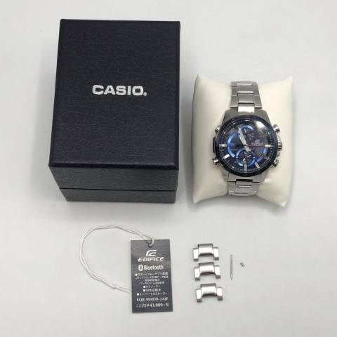 CASIO カシオ EDIFICE シルバー タフソーラー エディフィス　買取しました！