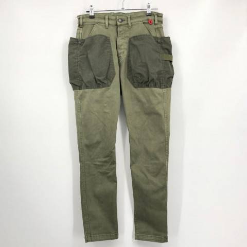 NANGA×H.A.K.U LOW CLOTCH SKINNY メンズ ボトムス カーキ サイズS 日本製 ナンガ×ハク　買取しました！