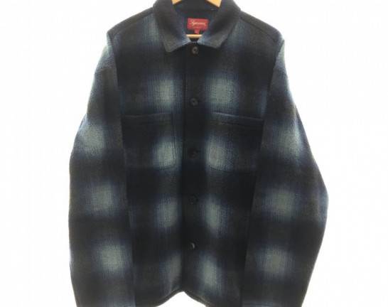 Supreme シュプリーム 2020AW Shadow Plaid Fleece Shirt シャドウ プレイド フリース シャツ 青 L　買取しました！