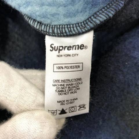 Supreme シュプリーム 2020AW Shadow Plaid Fleece Shirt シャドウ プレイド フリース シャツ 青 L　買取しました！