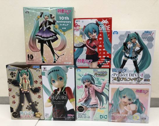 初音ミク プライズフィギュア 多数　宅配買取しました！