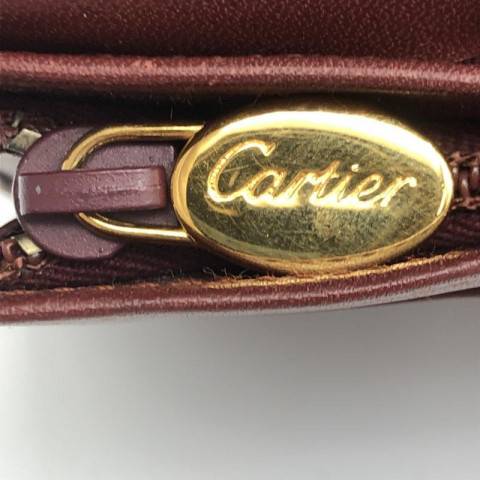 Cartier カルティエ マストライン 三つ折り財布 ボルドー　買取しました！