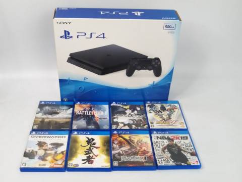 PS4本体とソフト遊びまくりおまとめ　買取しました！