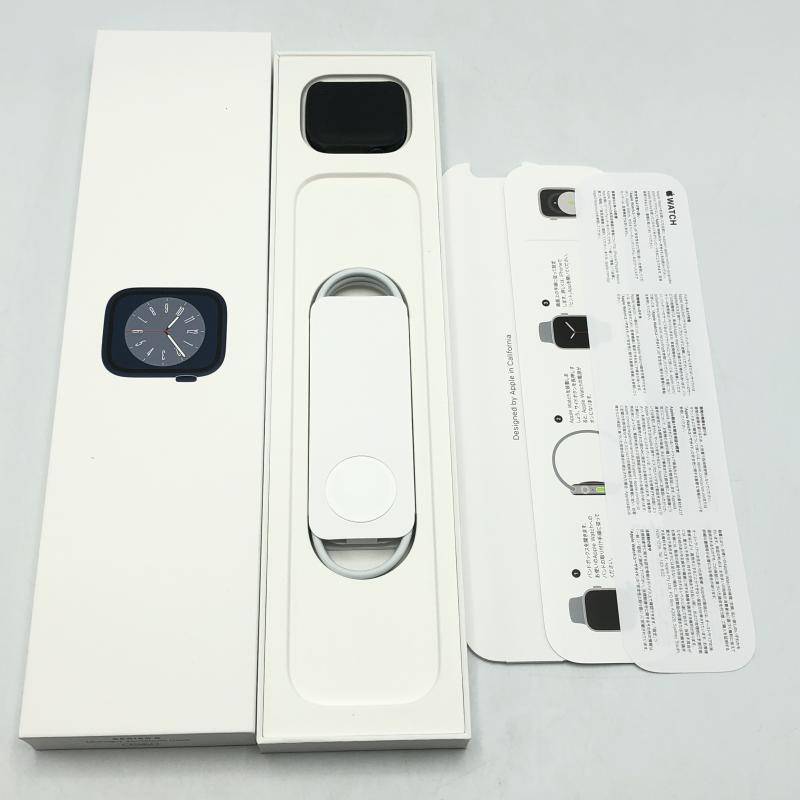 Apple Watch Series 8 41mm GPSモデル ミッドナイトアルミニウム