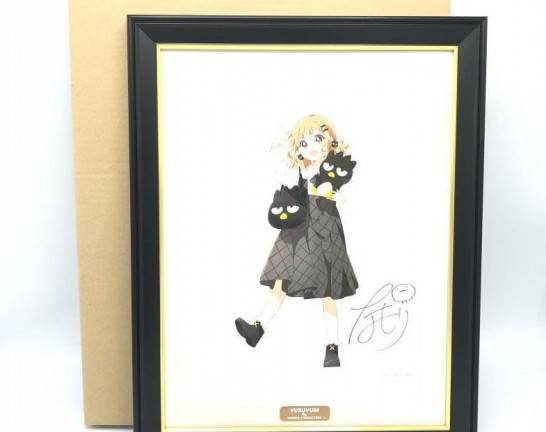 ゆるゆり サンリオキャラクターズ なもり先生 直筆サイン入り グラフィックアート 櫻子　買取しました！