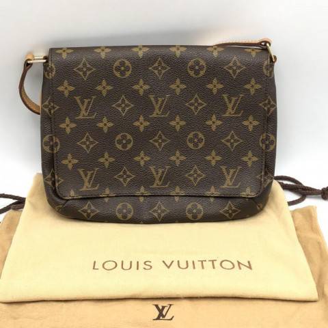 LOUIS VUITTON ルイ・ヴィトン ミュゼットタンゴ モノグラム ブラウン ショルダーバッグ　買取しました！