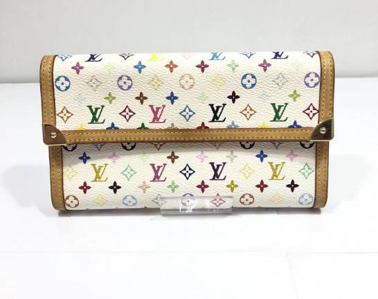 LOUIS VUITTON ルイヴィトン モノグラム・マルチカラー ポルトトレゾール 長財布 三つ折り　買取しました！