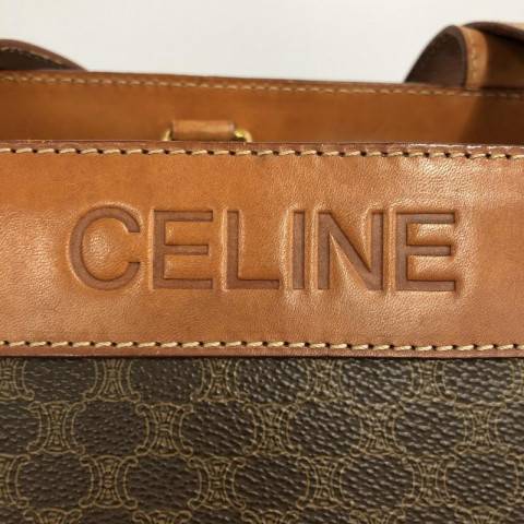 CELINE セリーヌ マカダム トートバッグ ブラウン　買取しました！