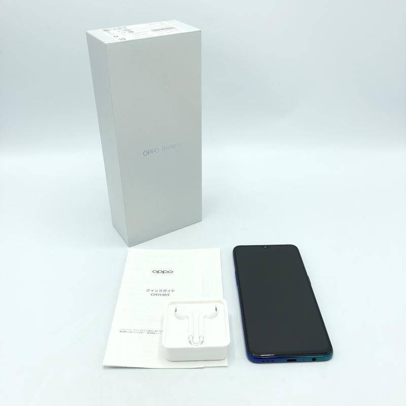 楽天モバイル】OPPO Reno A 128GB 【利用制限○】 SIMフリー ブルー 