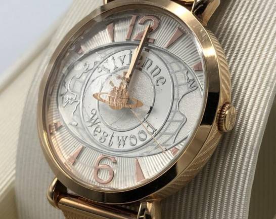 Vivienne Westwood ヴィヴィアンウエストウッド VW-7765 WORLD ORB ピンクゴールド 腕時計　買取しました！