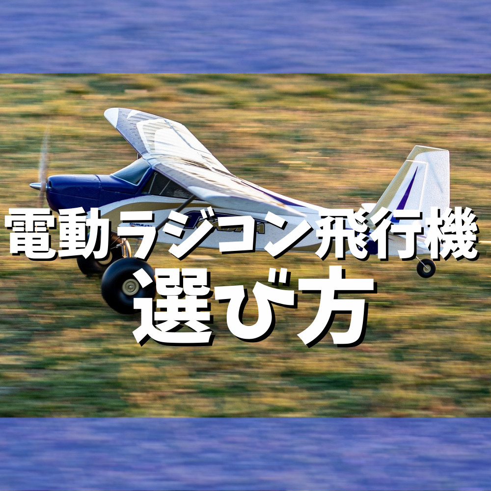 ラジコン飛行機（電動バルサ機体）