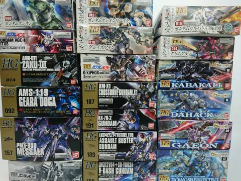 ガンプラいっぱいおまとめ　買取しました！