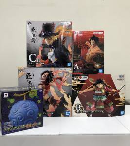 ニガイフィギュア 悪魔の実 ゴムゴムの実 他、一番くじフィギュアなど多数　宅配買取しました！