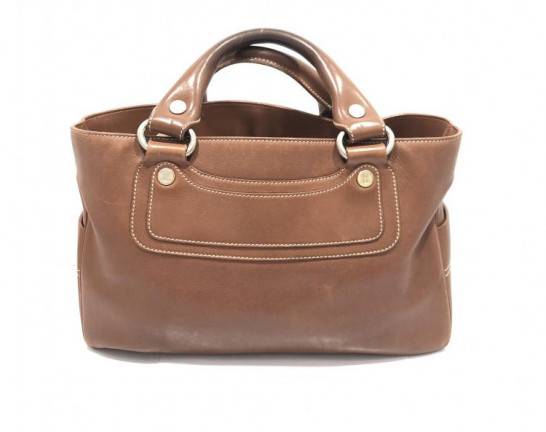 CELINE セリーヌ ブギーバッグ ブラウン レザー ハンドバッグ　買取しました！