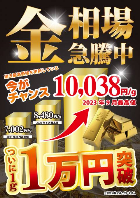202308金_買取_今がチャンス_10038円