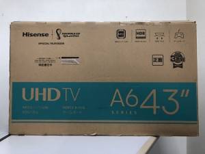 ハイセンス 43型 テレビ 43A6G　宅配買取しました！