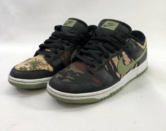 NIKE DUNK LOW SE Black Multi Camo DH0957-001 27.0cm ナイキ ダンク　出張買取しました！