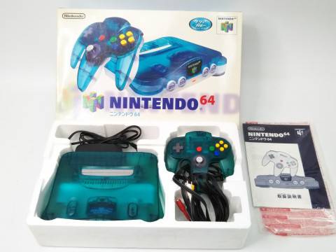 ニンテンドウ64ハード　ニンテンドー64本体 クリアブルー　出張買取しました！