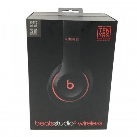 Beats Studio3 Wireless レジスタンス・ブラックレッド オーバーイヤー 