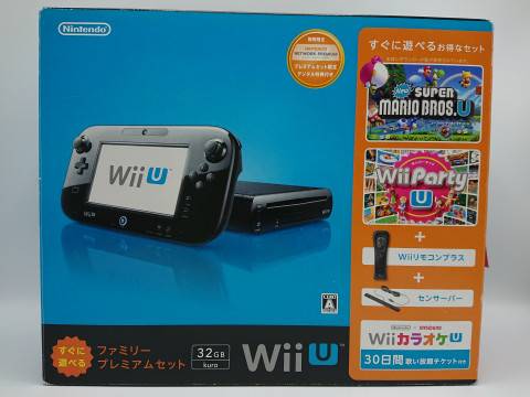 Wii U本体 すぐに遊べるファミリープレミアムセット(クロ)　出張買取しました！