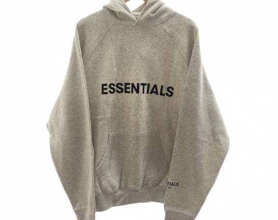 FOG ESSENTIALS エッセンシャルズ 20ss 3D SLICON BOXY HOODIE パーカー ロゴフーディ サイズL グレー　出張買取しました！