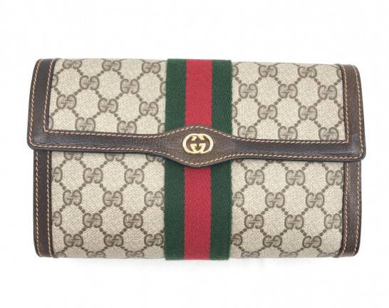 OLD GUCCI シェリーライン クラッチバッグ 41･014･3087･25　出張買取しました！