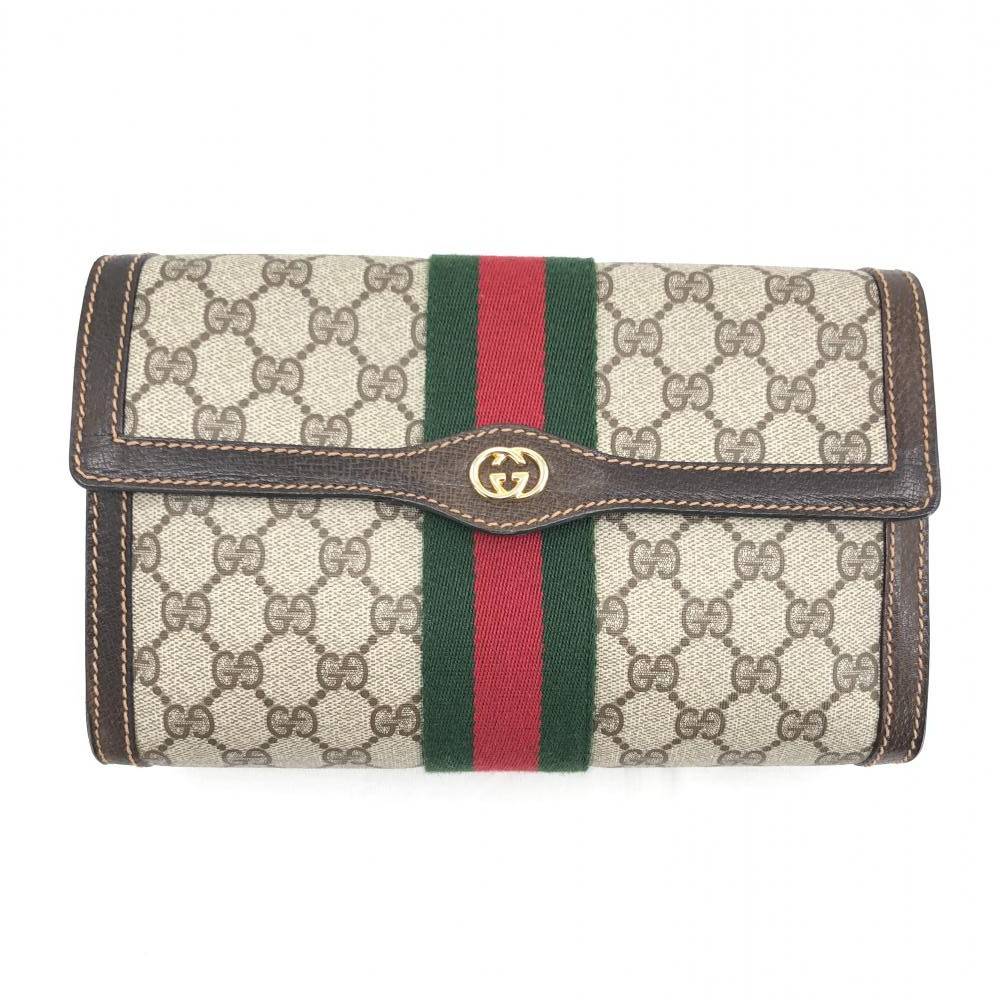 OLD GUCCI シェリーライン クラッチバッグ 41・014・3087・25 出張買取 