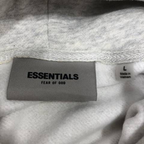 FOG ESSENTIALS エッセンシャルズ 20ss 3D SLICON BOXY HOODIE パーカー ロゴフーディ サイズL グレー　出張買取しました！