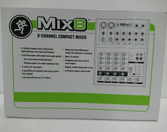 MACKIE MIX8 8ch コンパクトアナログミキサー　出張買取しました！