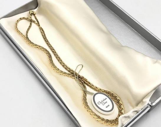 Christian Dior スクリューチェーン ネックレス ゴールドカラー　出張買取しました！