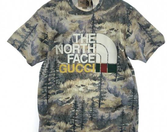 GUCCI×THE NORTH FACE 22ss フォレスト柄 サイズS　買取しました！