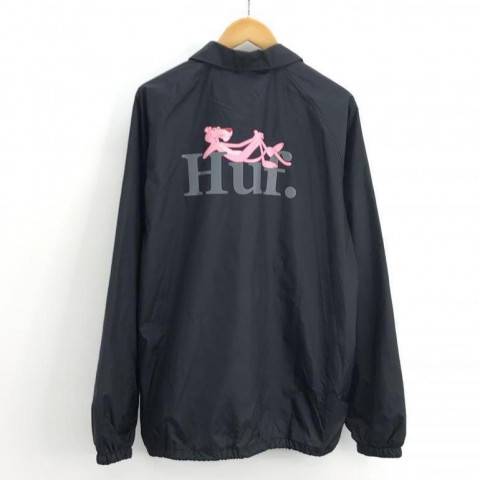 HUF × PINK PANTHER コーチジャケット L ブラック ハフ ピンクパンサー　出張買取しました！