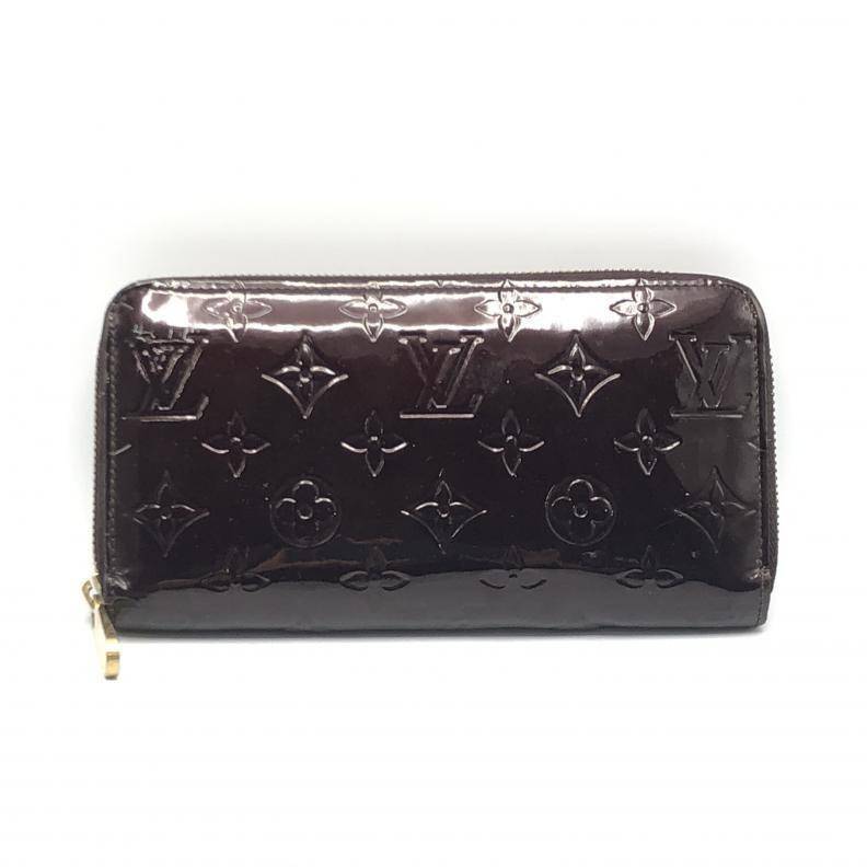 LOUIS VUITTON ジッピーウォレット モノグラム ヴェルニ アマラント